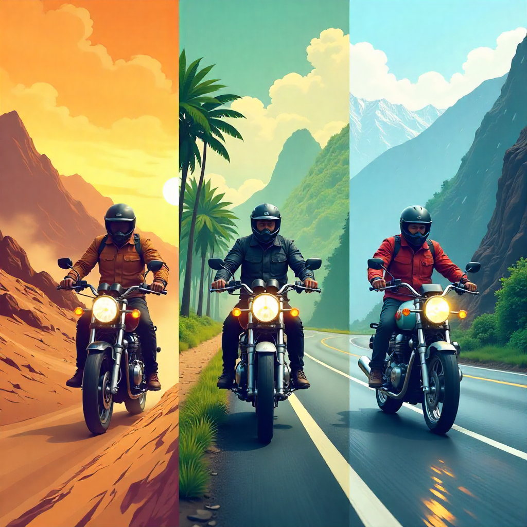 How to Choose Motorcycle Jackets That Adapt to India’s Diverse Climate Zones?