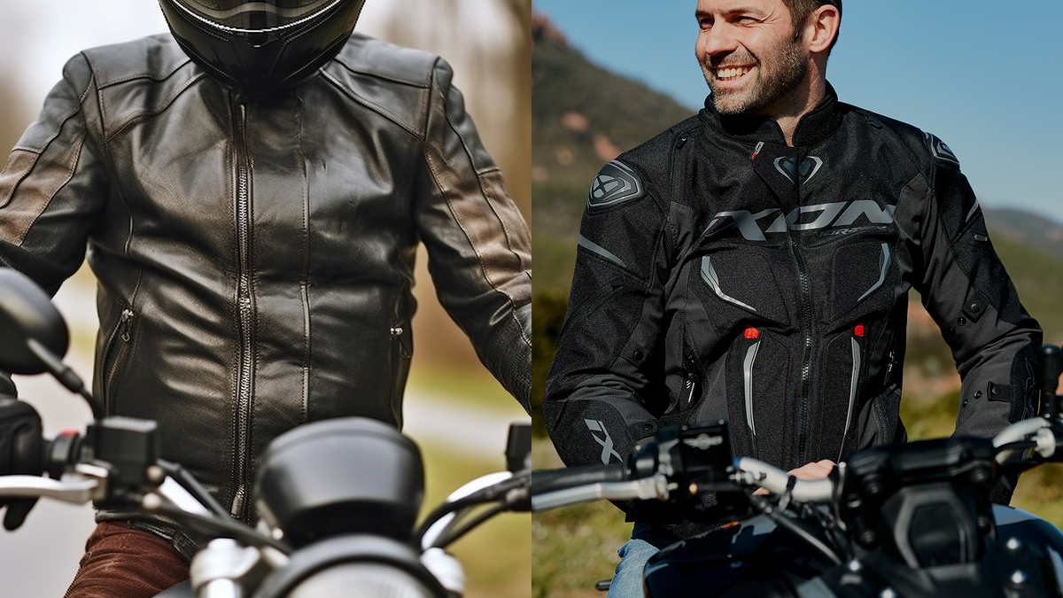 Leather vs. Textile Motorcycle Jackets Which is Right for You ReiseMoto
