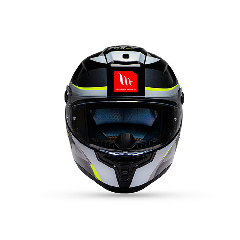 Hummer Oasis B3 - Motorcycle Riding Helmet (Black/Grey/Fluo Yellow)