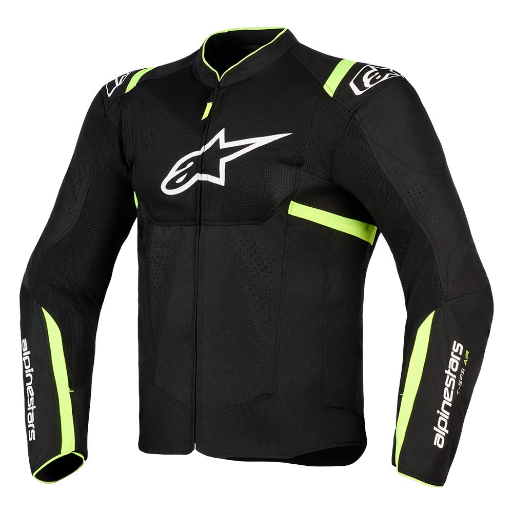 T-Sps Air V2 Jacket - Black Yellow Fluo – Reise Moto