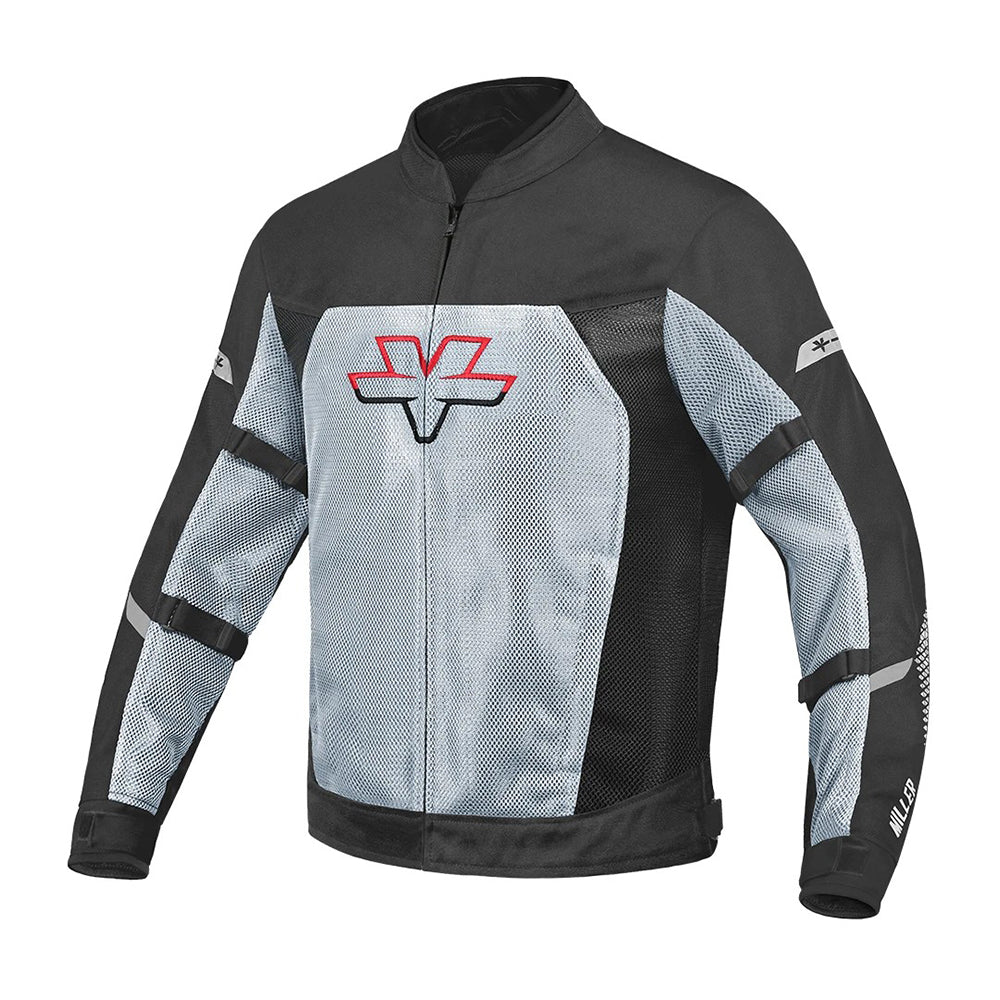 Miller – Street Mesh Riding Jacket With Liners - Black