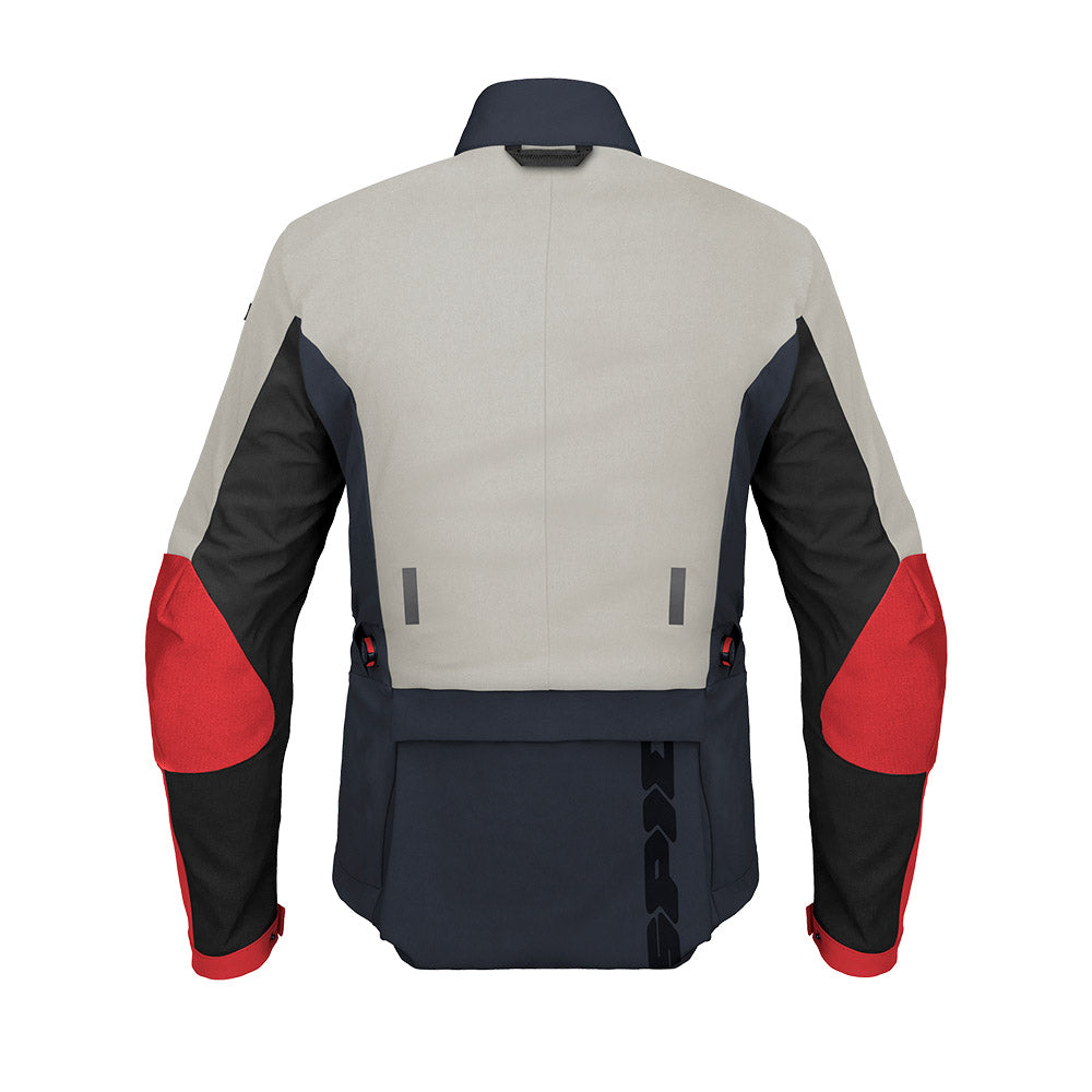 Frontier - Motorcycle Toruing Jacket (Blue Iced Red)