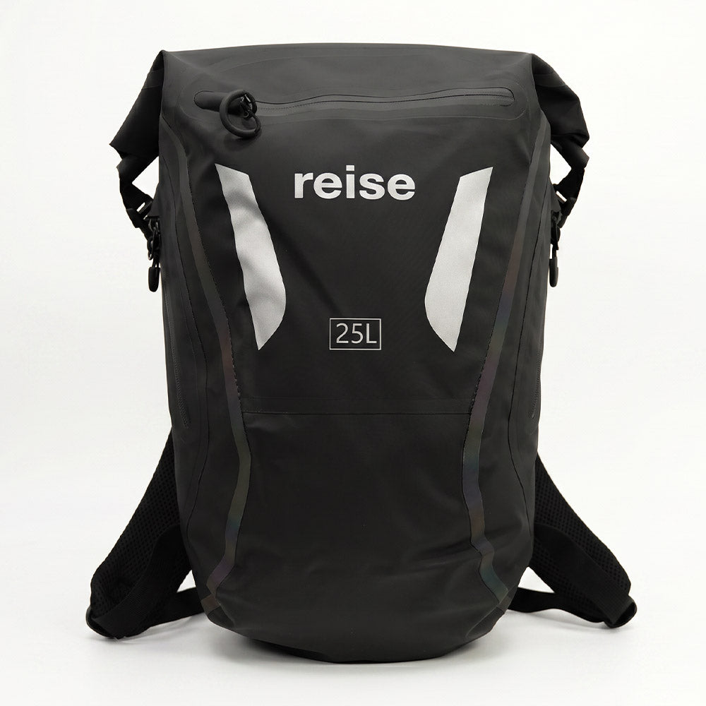 Dry Bagpack - Waterproof Motorcycle Luggage 25L (Black)