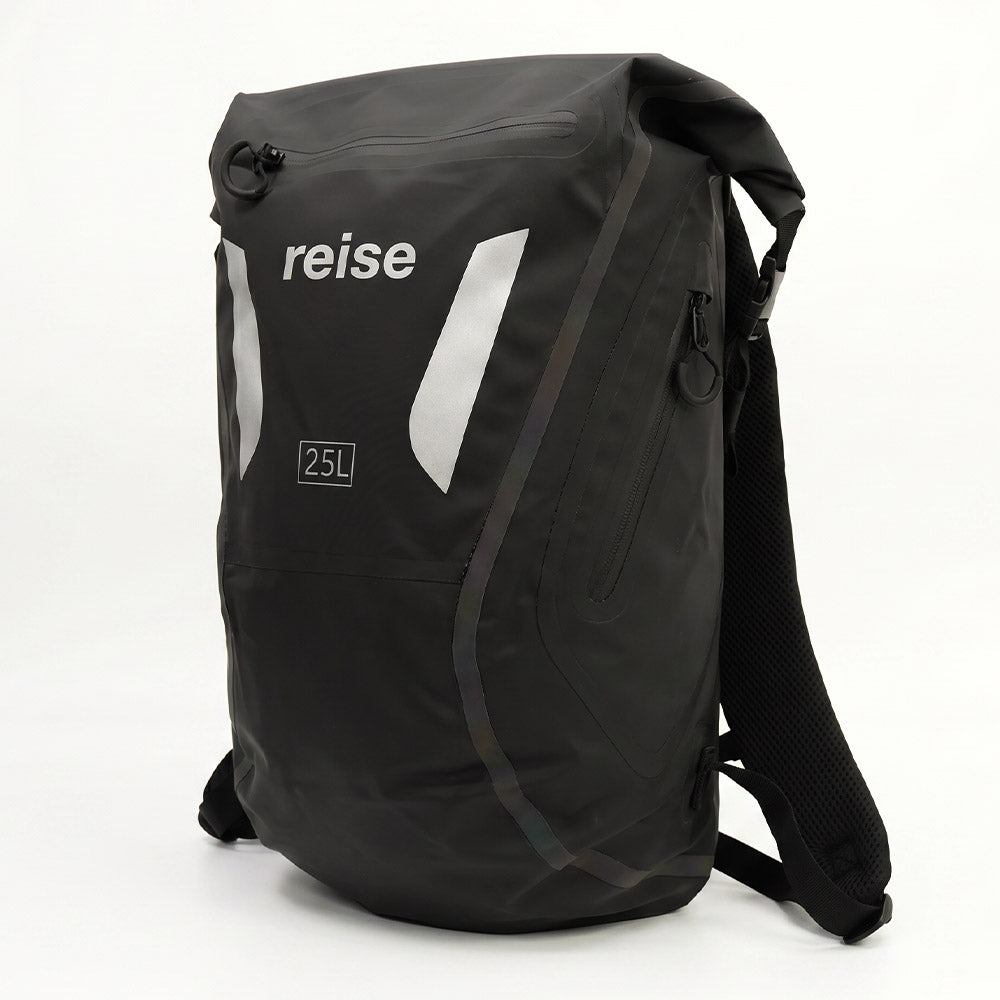 Dry Bagpack - Waterproof Motorcycle Luggage 25L (Black)