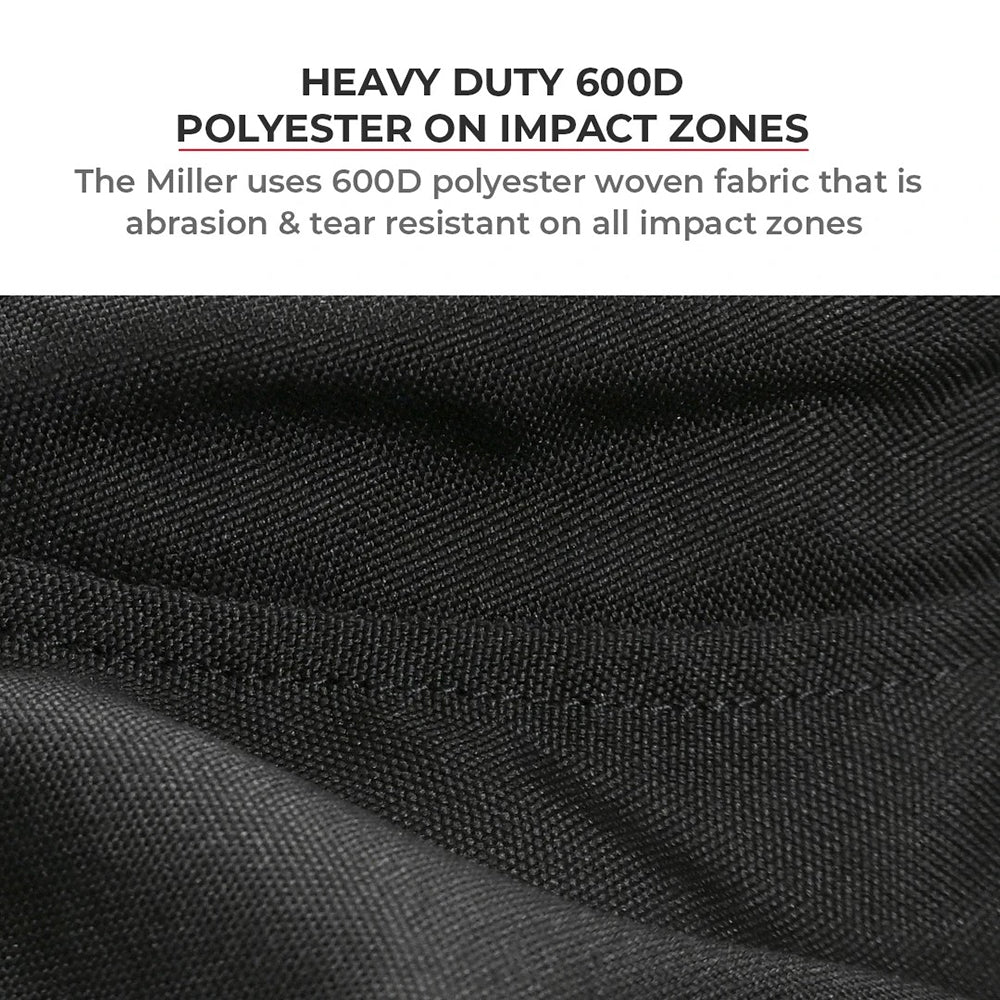 Miller – Street Mesh Riding Jacket With Liners - Black