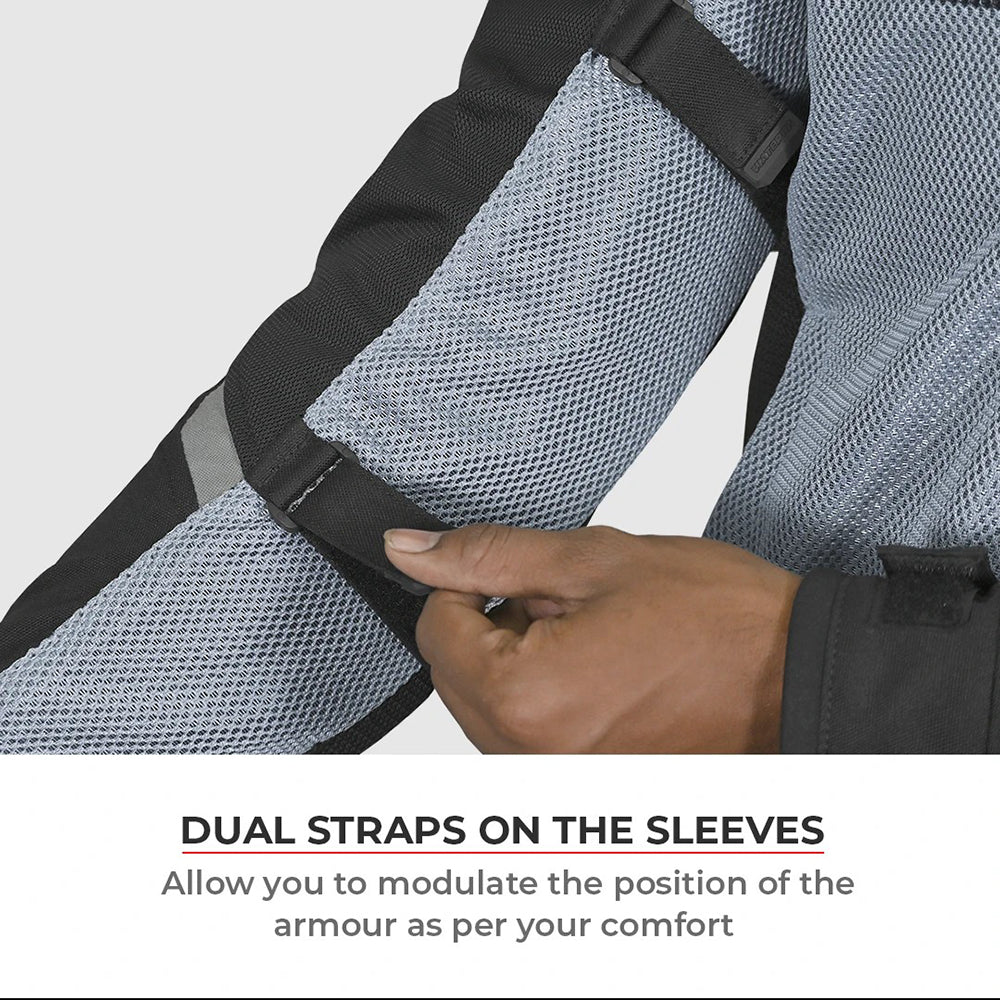 Miller – Street Mesh Riding Jacket With Liners - Black