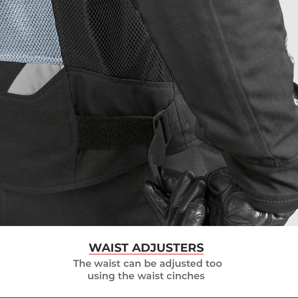 Miller – Street Mesh Riding Jacket With Liners - Black