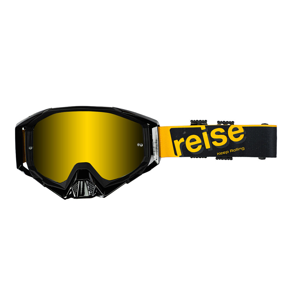 motorbike goggles Reise Revver MX Yellow Off-Road Motorcycle Goggles – ReiseMoto