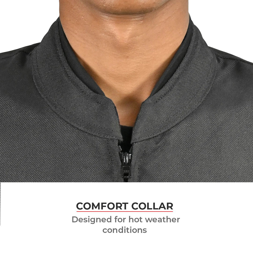 Miller – Street Mesh Riding Jacket With Liners - Black