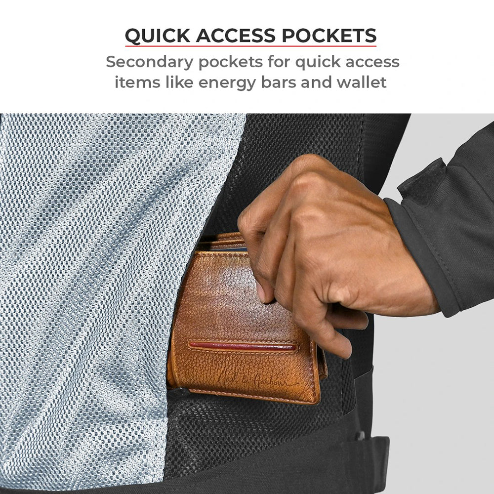 Miller – Street Mesh Riding Jacket With Liners - Black