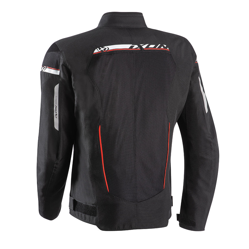 T-Rex - All Weather Riding Jacket (Black/White/Red)