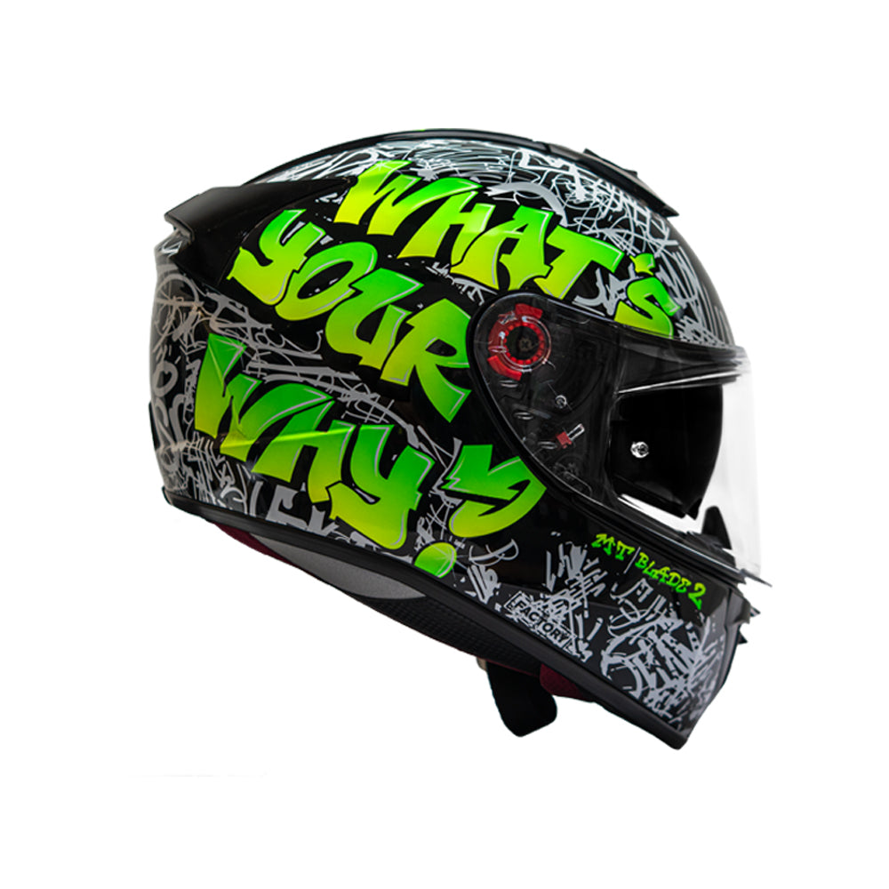 Blade 2 Sv Factory A6 - Motorcycle Riding Helmet (Fluor Gloss)