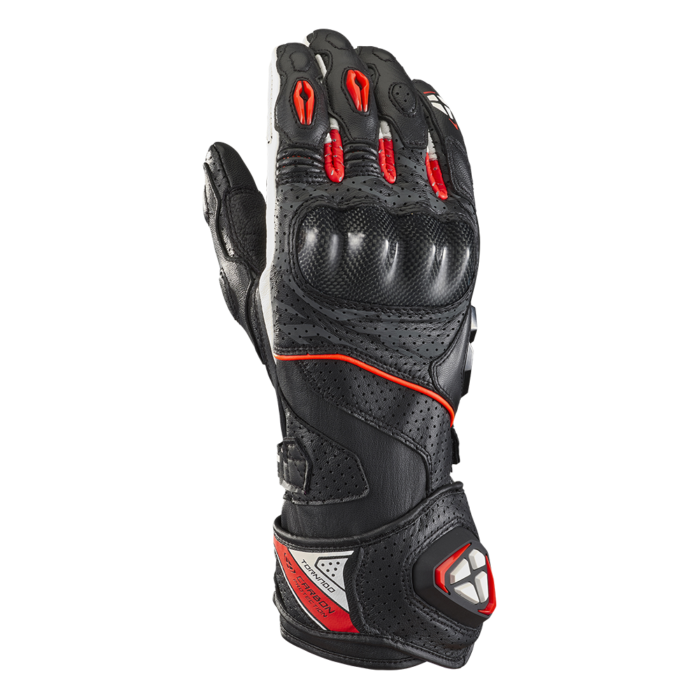 Tornado Air MS Leath/Text Sum - Black/White/Red