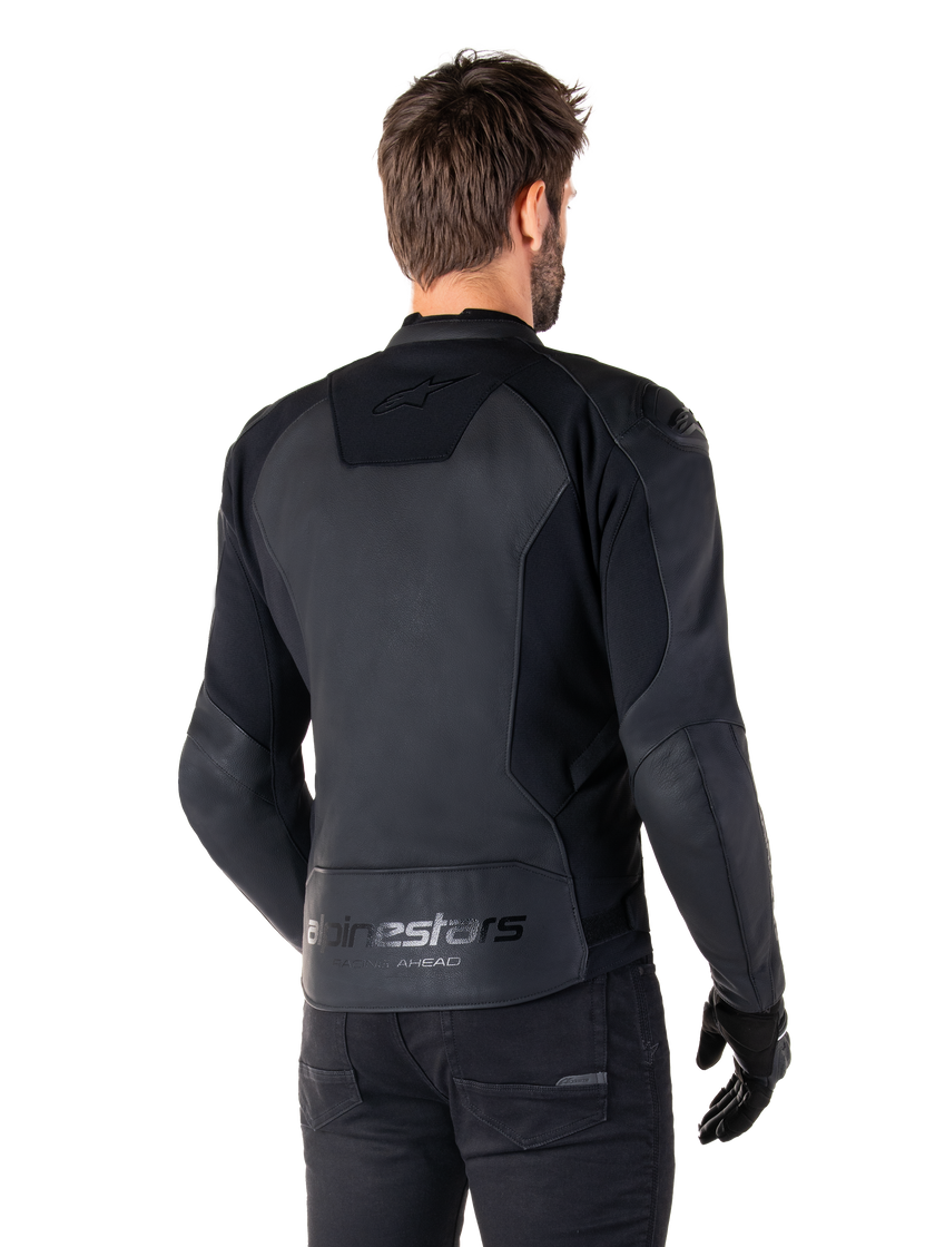Faster V3 Airflow - Leather Jacket (Black/Black)
