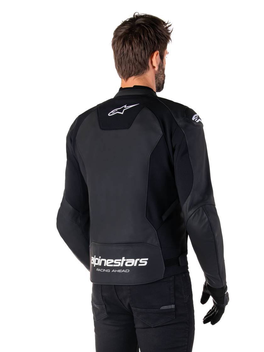 Faster V3 Airflow - Leather Jacket (Black/White)