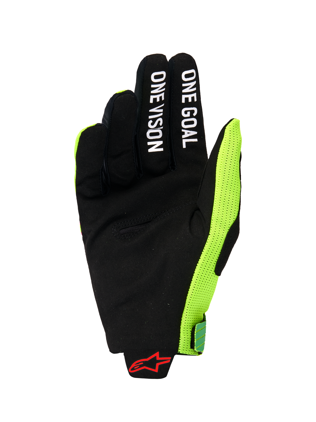 Radar Pro Gloves - Green Yellow Fluo Pink Fluo