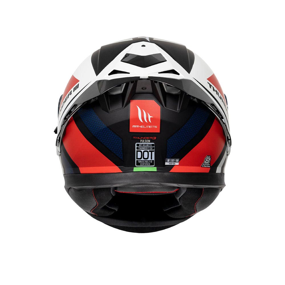 Thunder 3 SV Pro Pulsion - Motorcycle Riding Helmet (Gloss Red/Grey)