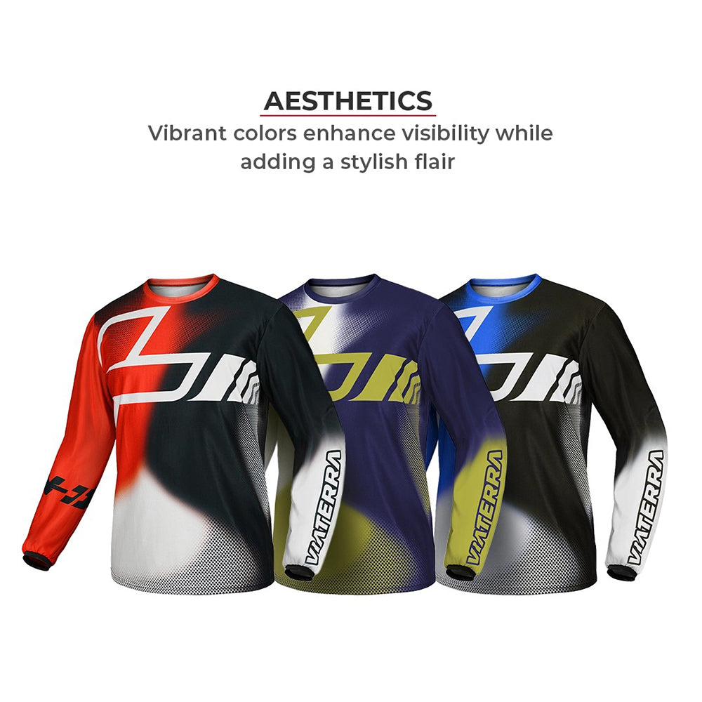 Dirt - Off Road Motorcycle Riding Jersey (Blue)