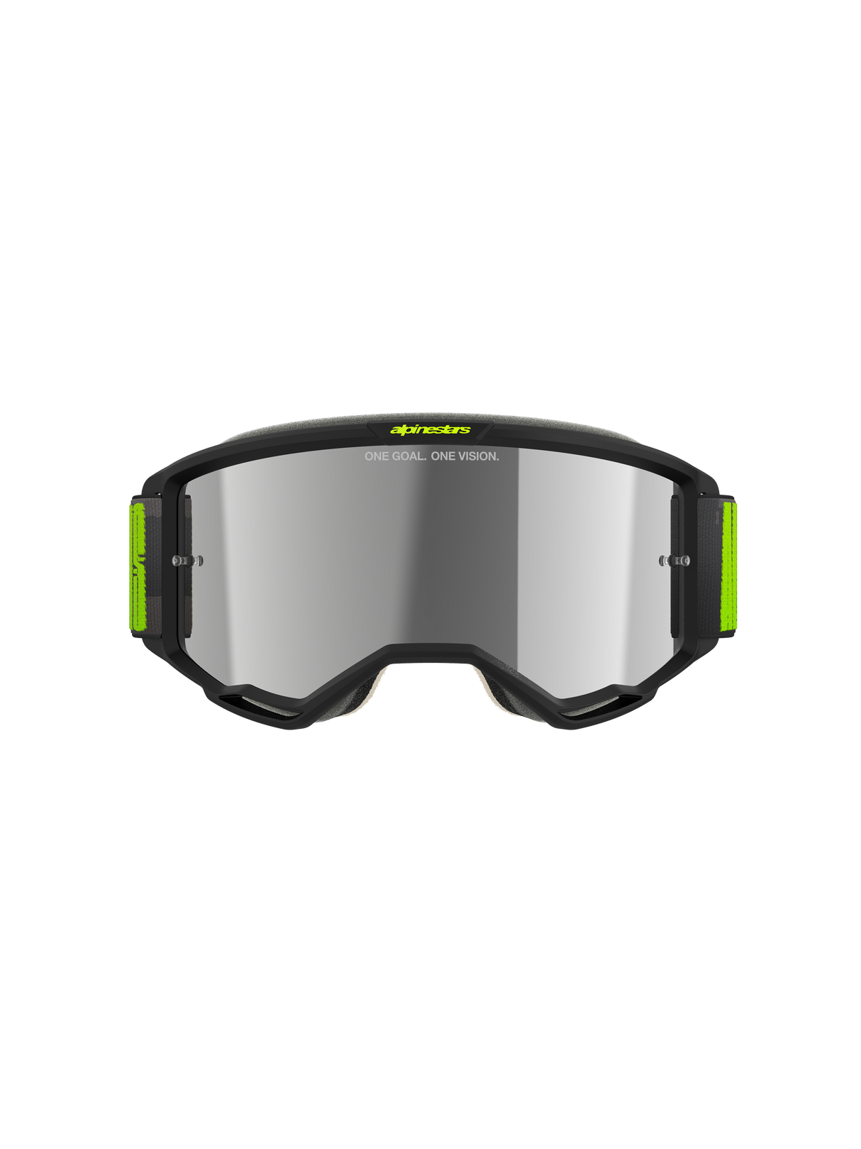 Vision 5 Hollow Goggle - Charcoal Yellow Fluo Mirror Silver