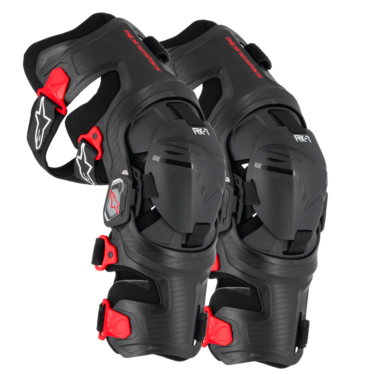 Rk-7 Plasma Knee Brace - Black Red