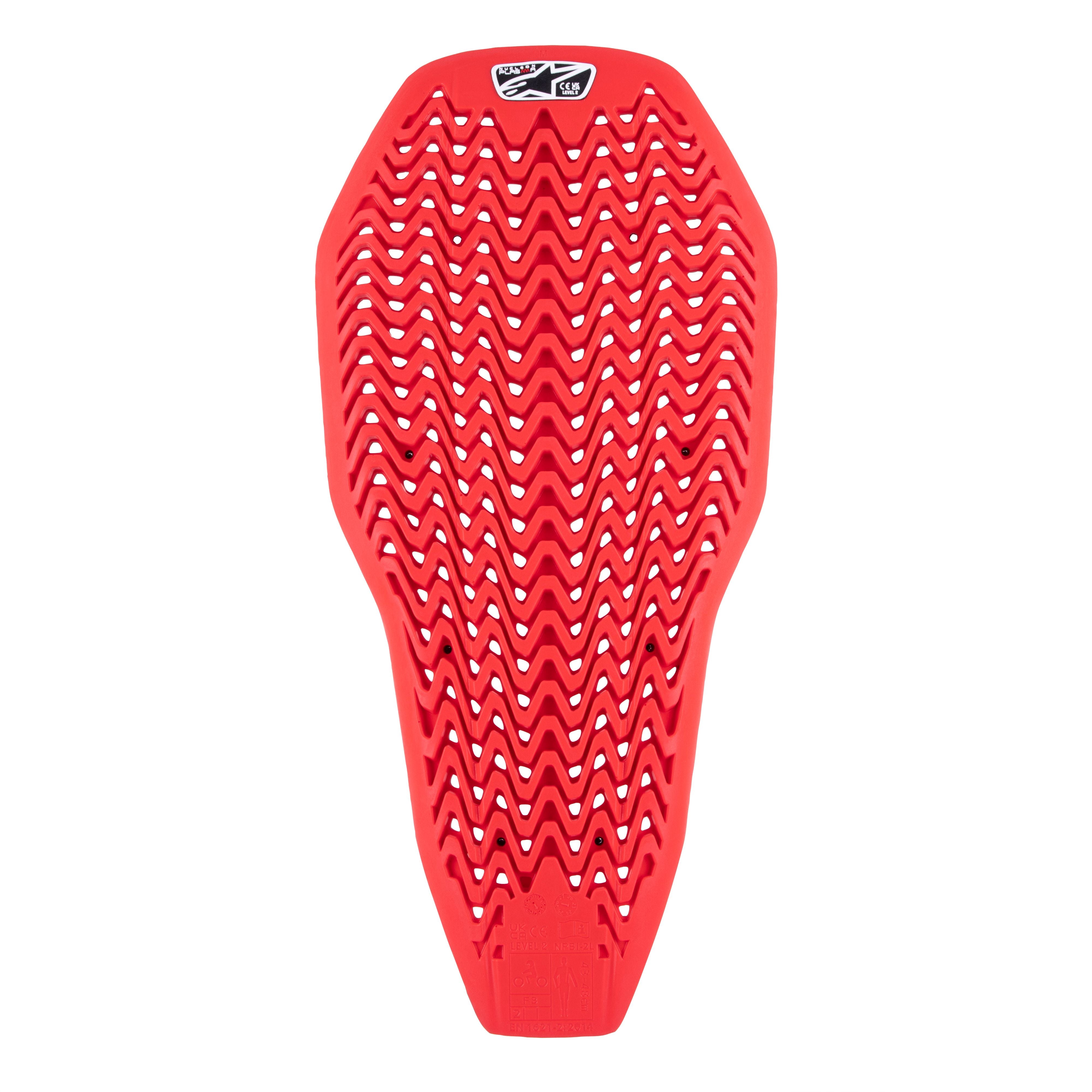 Nucleon Plasma Full Back Protector Insert - Red Black