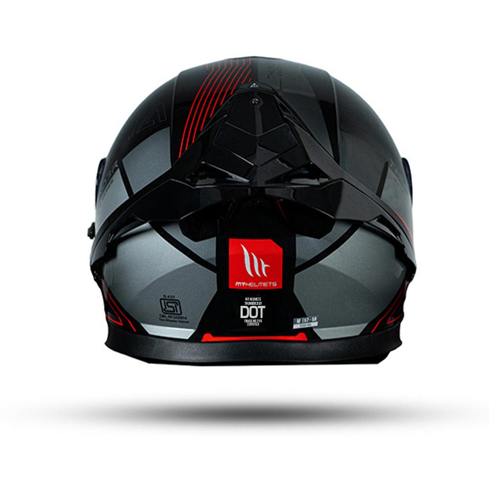 Thunder 3 Sv (Spoiler) Enigma B1 - Motorcycle Riding Helmet (Fluor/Gloss)