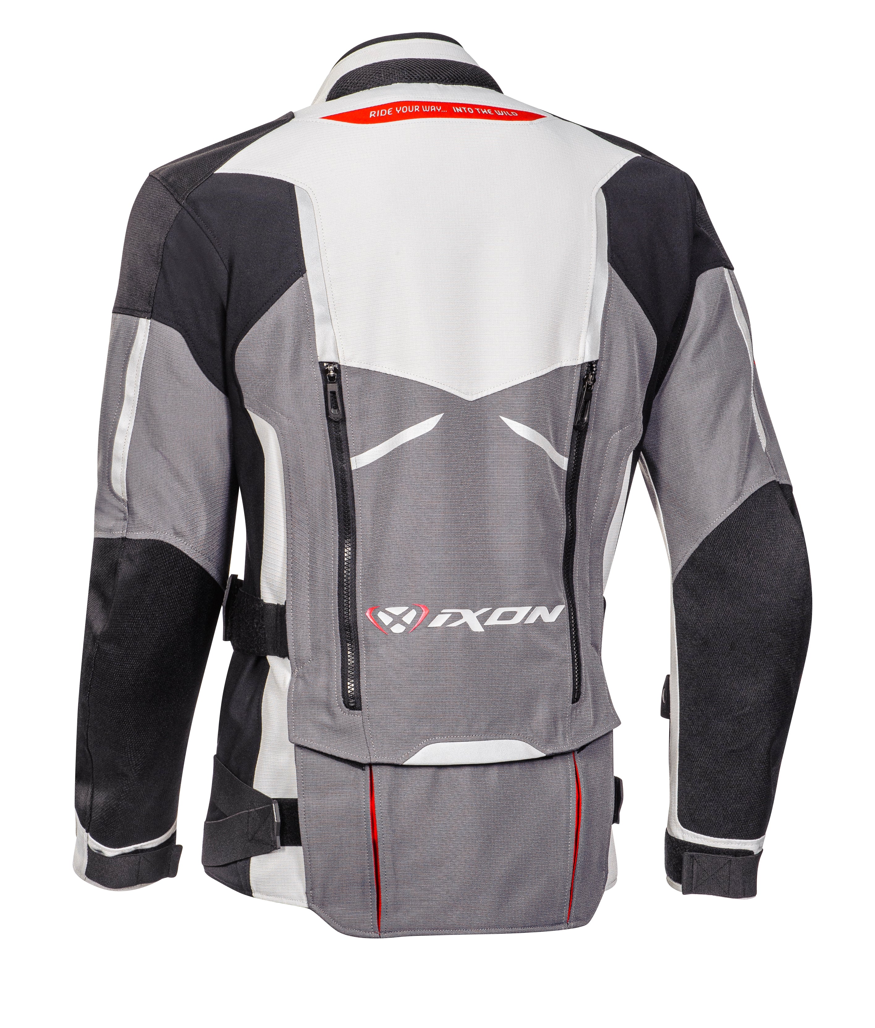 Ragnar - Adventure Touring Jacket (Black/Grey/Red)
