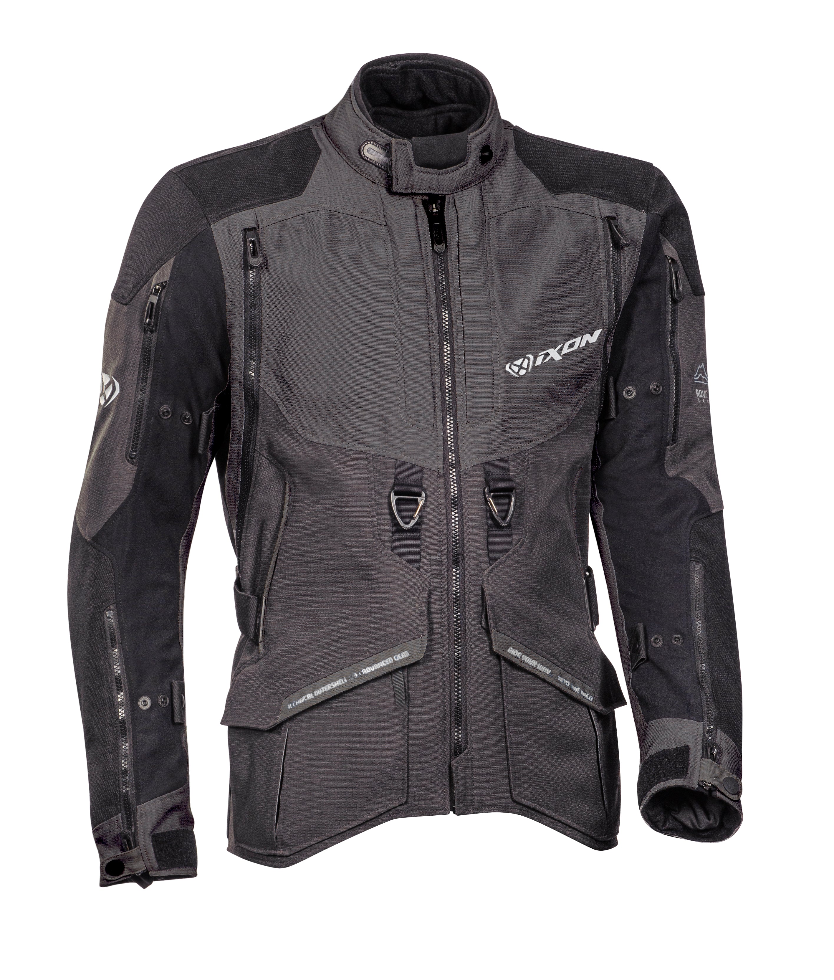 IXON Ragnar Black/Anthracite Jacket – Reise Moto
