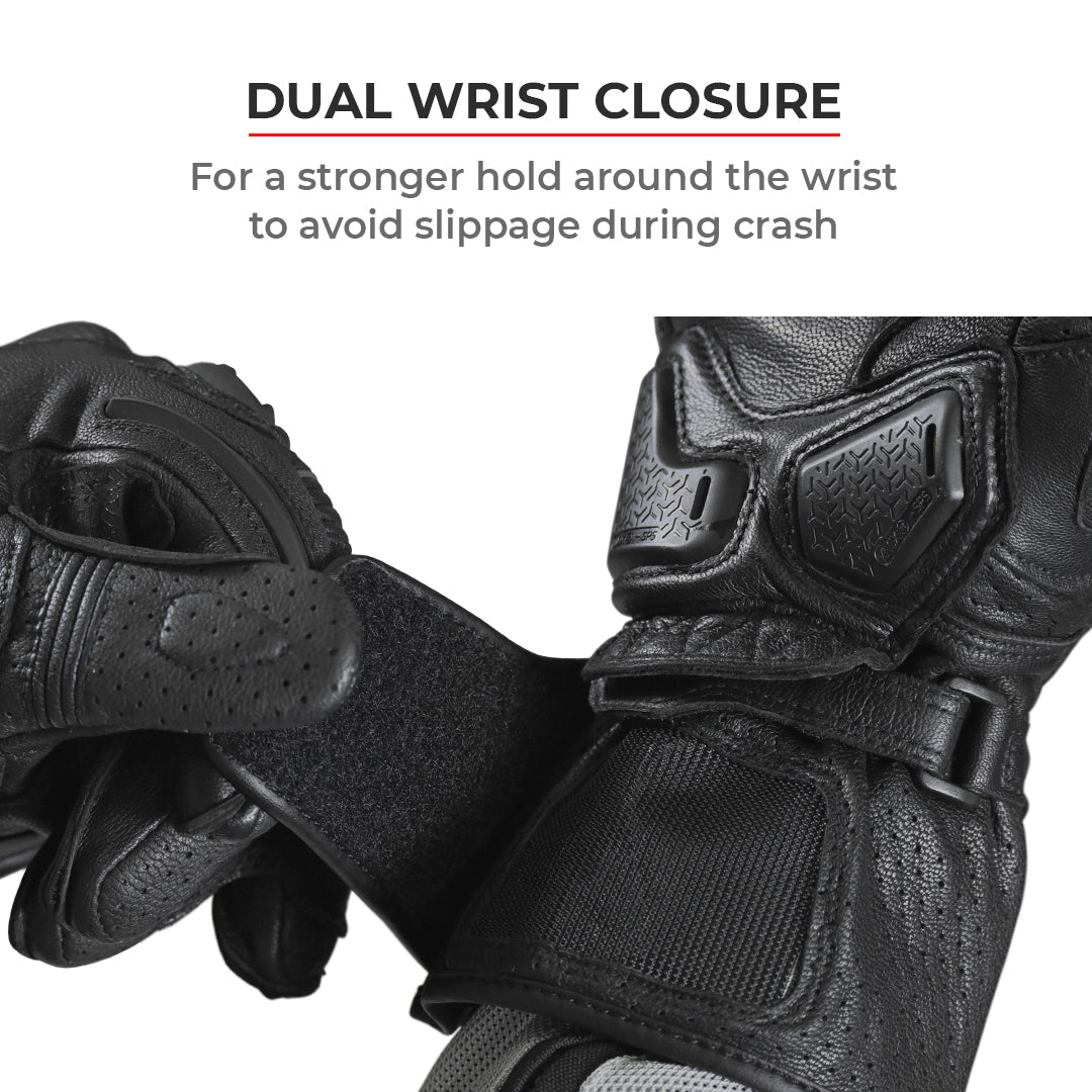 Grid - Full Gauntlet Riding Gloves