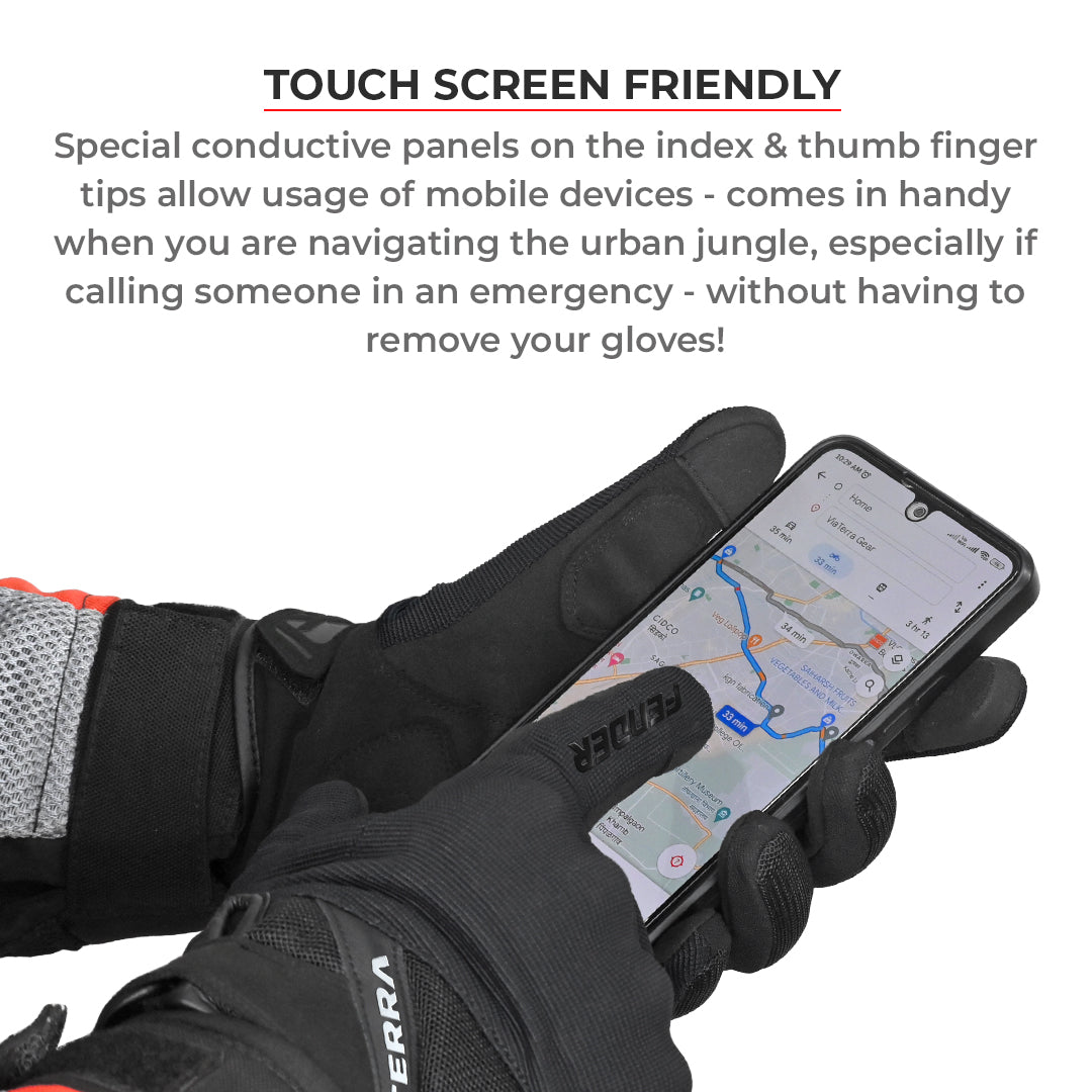 Fender - Half Gauntlet Adventure Touring Gloves