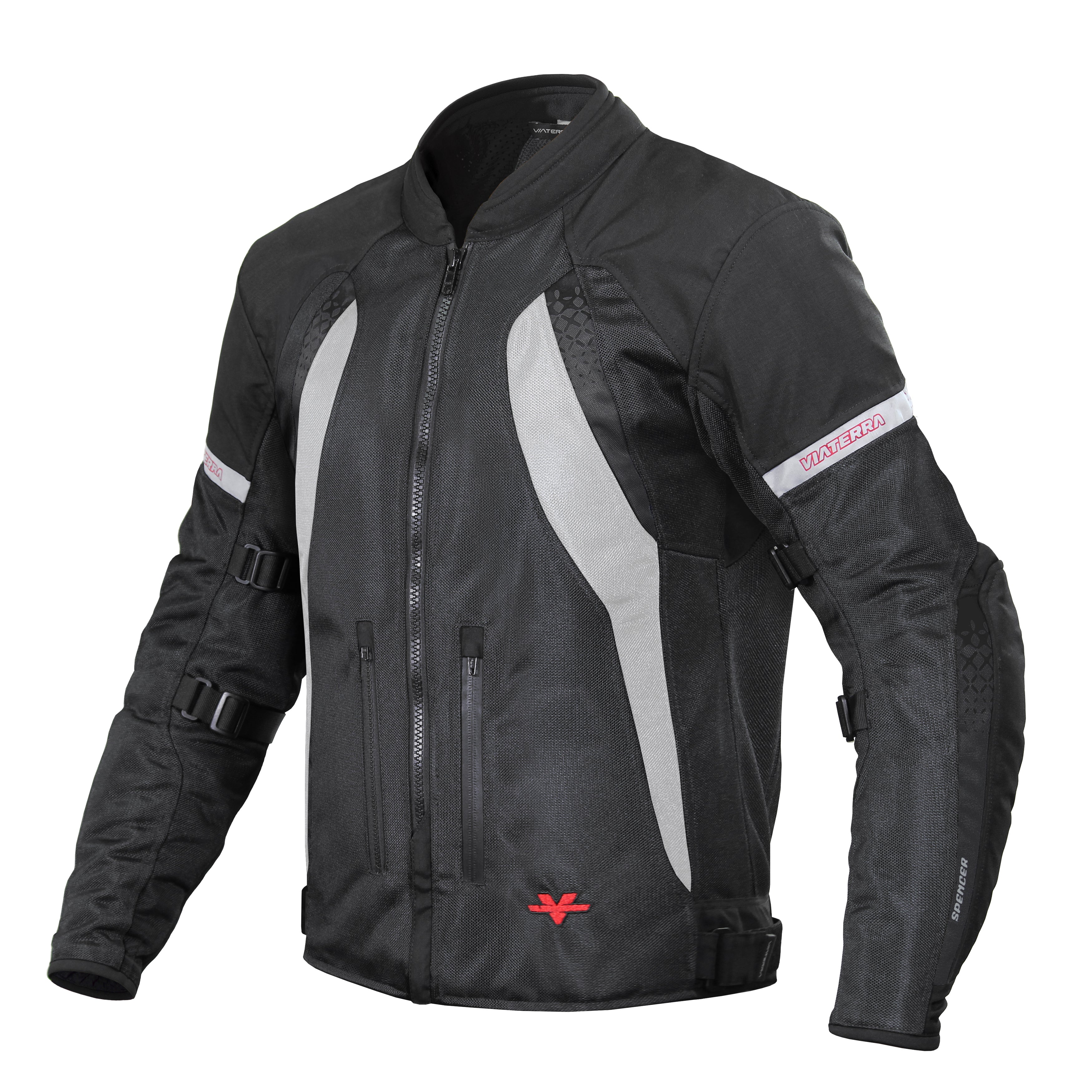 Spencer - Street Mesh Motorcycle Riding Jacket (Black)