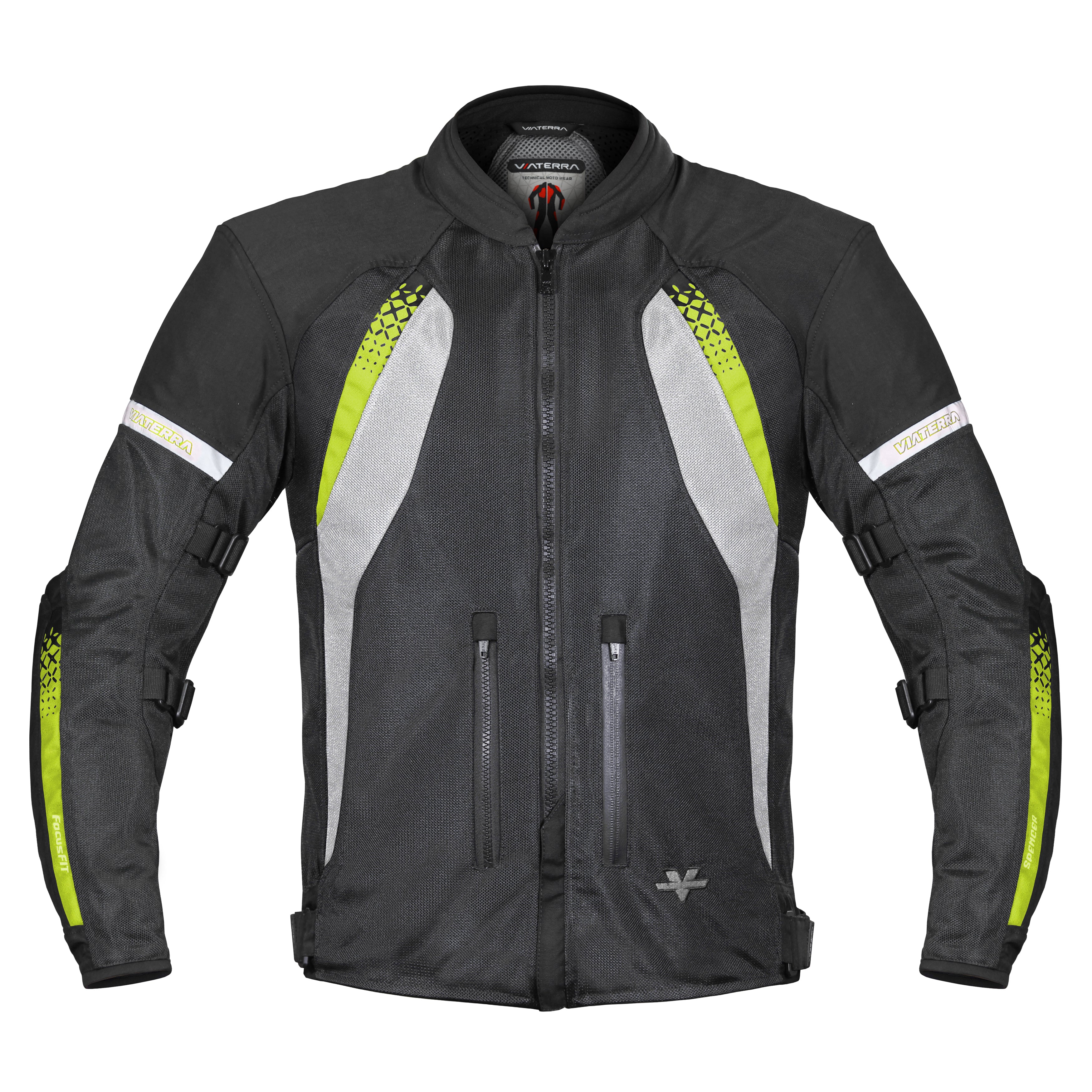 Spencer - Street Mesh Motorcycle Riding Jacket (Green)