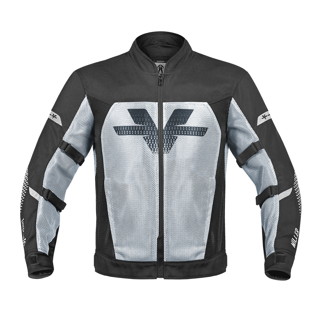 Miller - CE Certified Motorcycle Riding Jacket (Black)