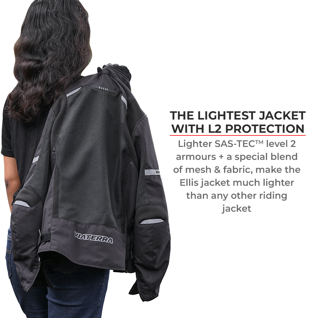 Ellis - CE Certified Women's Riding Jacket (Green)