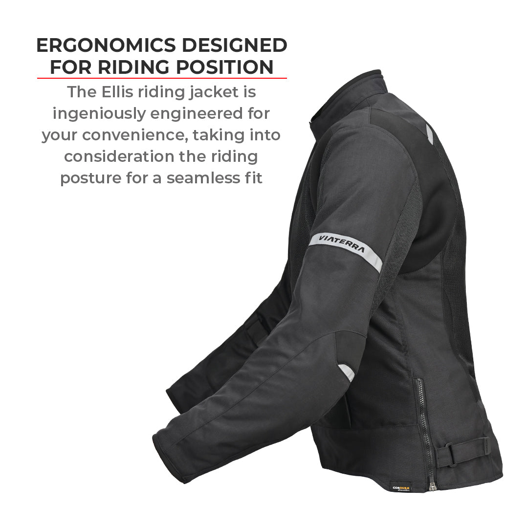 Ellis - CE Certified Women's Riding Jacket (Green)