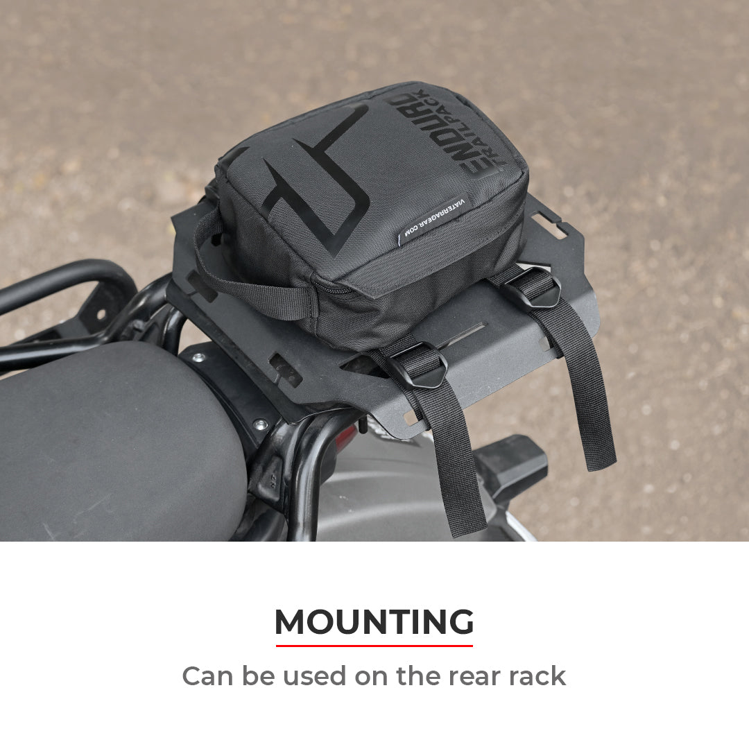 Enduro - Trailpack with 4 Point Anchoring System (Black)