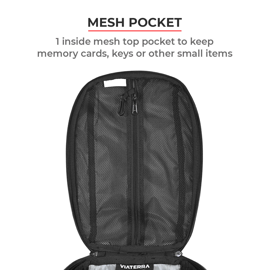 Fly 2017 - 18L - Magnetic Tank Bag with Rain Cover (Black)