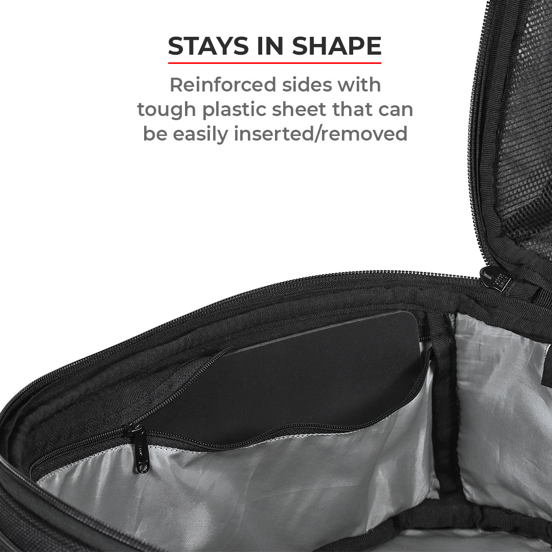 Fly 2017 - 18L - Magnetic Tank Bag with Rain Cover (Black)