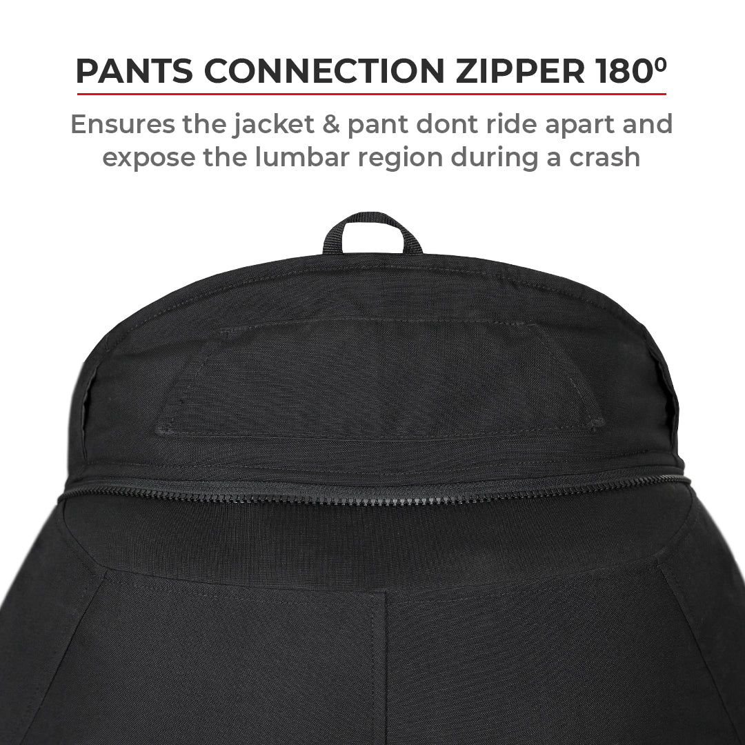 Spencer – Street Mesh Motorcycle Riding Pants - Black