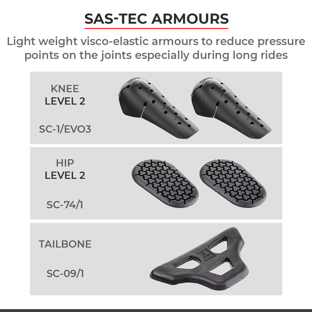 Spencer – Street Mesh Motorcycle Riding Pants - Black