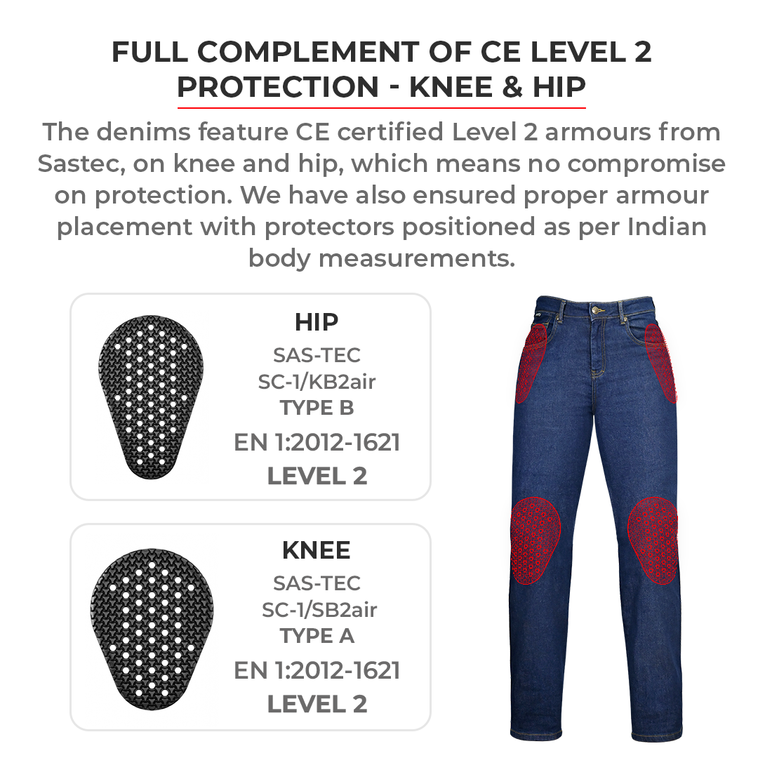 Augusta Armoured Denims - Black/Blue