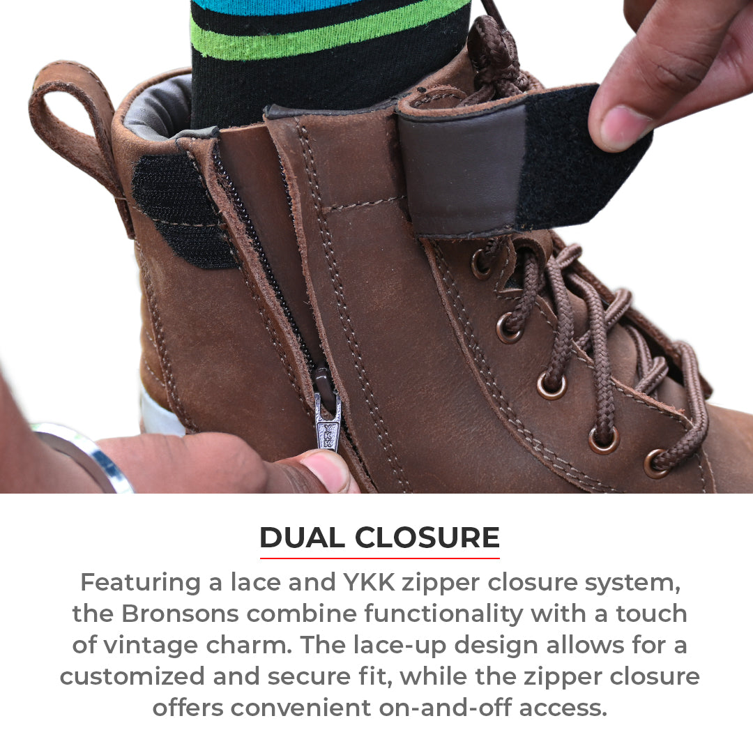 Bronson Retro Boots - Brown