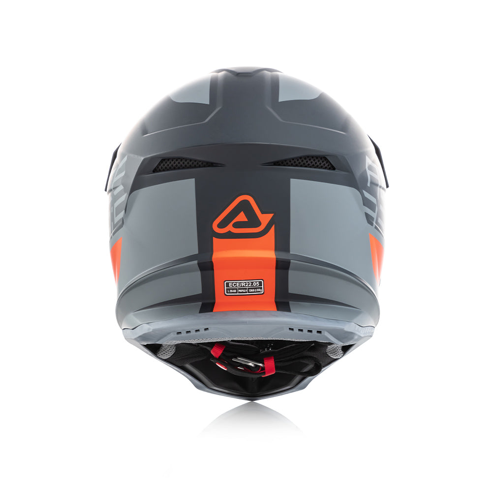 Profile 4 - Motocross Riding Helmet (Black/Orange)