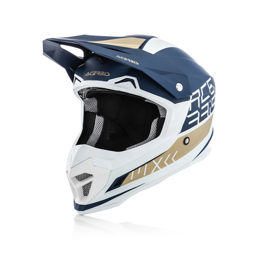 Profile 4 Helmet - White/Blue