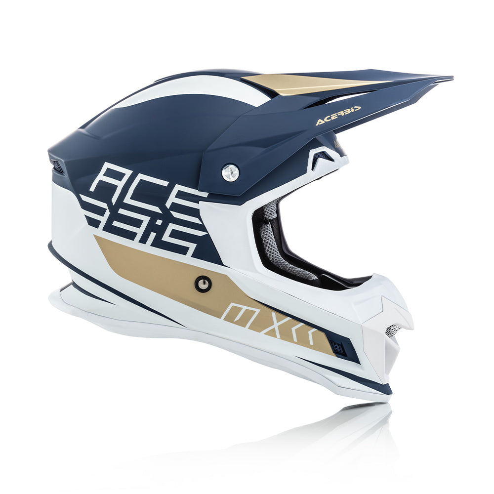 Profile 4 Helmet - White/Blue
