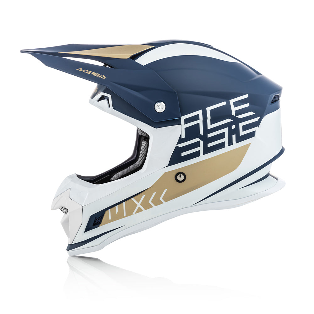 Profile 4 Helmet - White/Blue