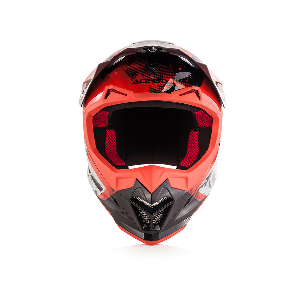 Profile 4 Helmet - White/Red