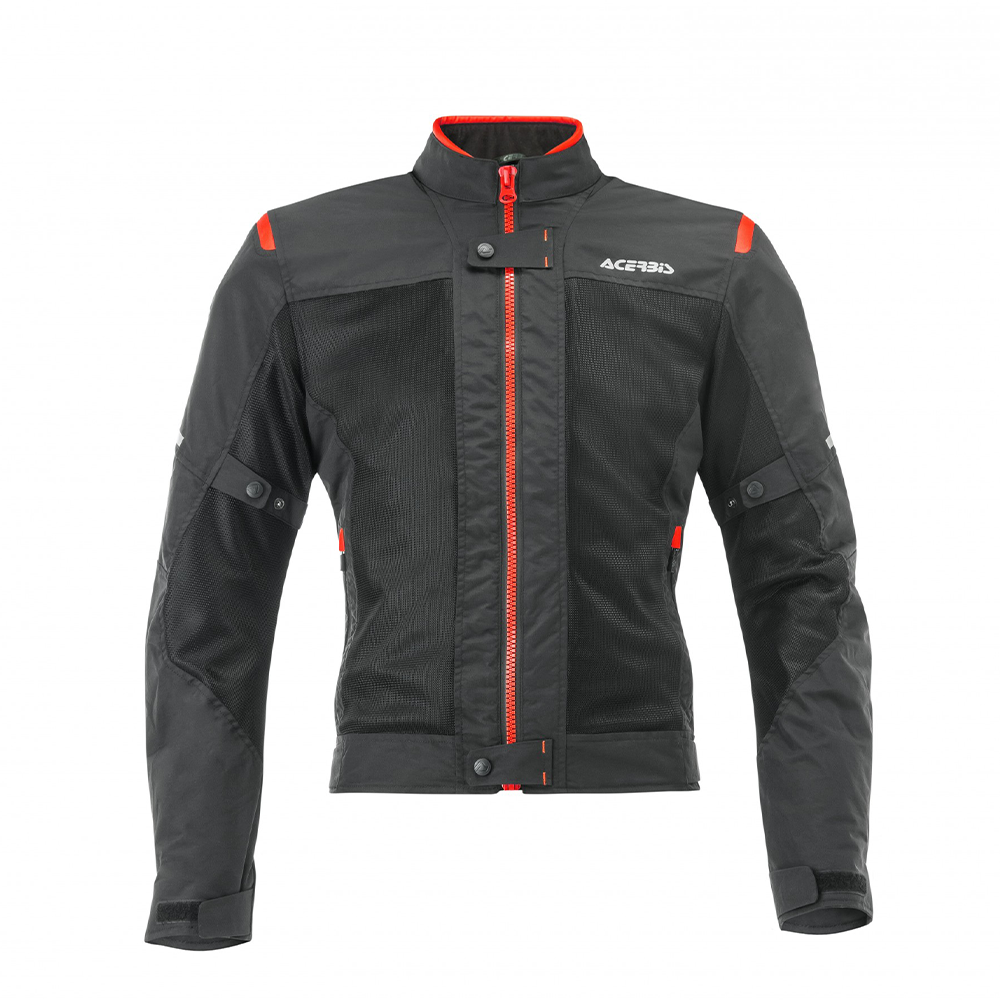 Acerbis Ramsey My Vented Black/Red Jacket – Reise Moto