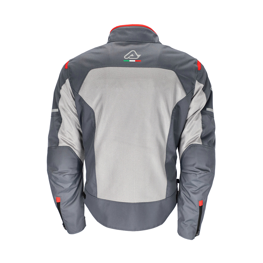 Ruby Jacket - Grey/Red