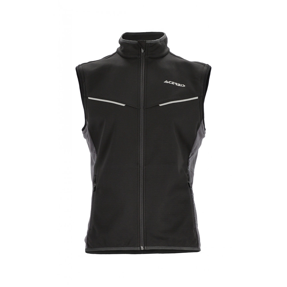 Softshell Track Jacket - Black/Grey
